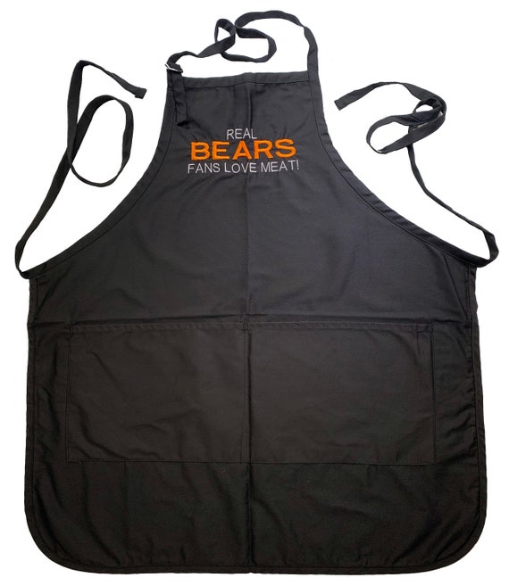 Real Bears Fans Love Meat! (Adult Apron)