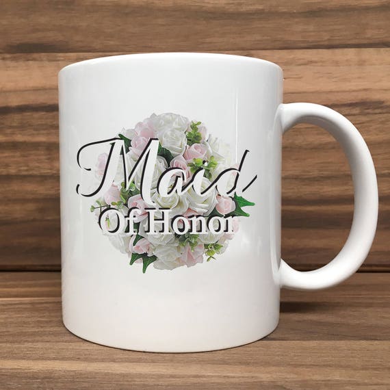 Coffee Mug - Bridal Coffee Cups - Double Sided Printing 11 oz Mug