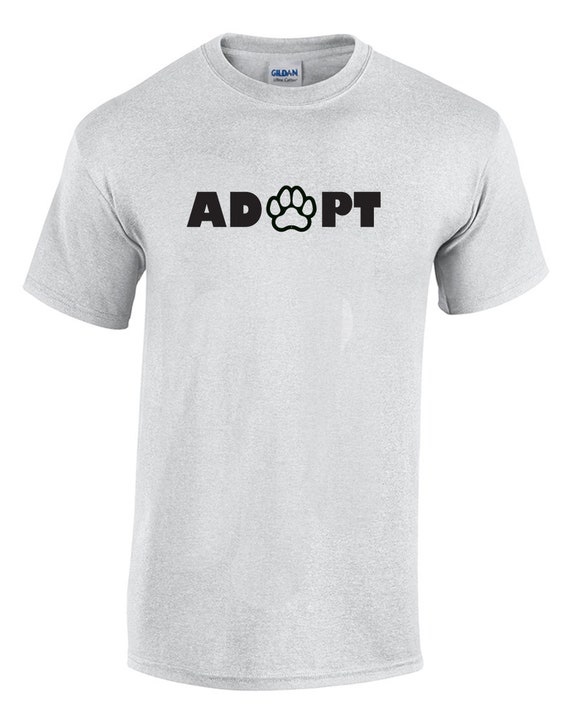 Adopt (with paw) T-Shirt