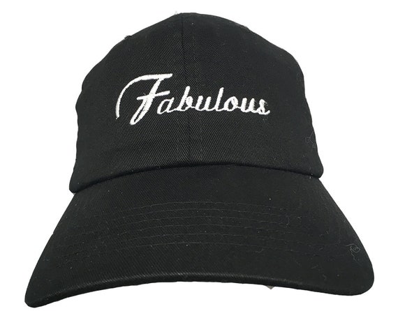 Fabulous (Polo Style Ball Cap - Various Colors with White Stitching)