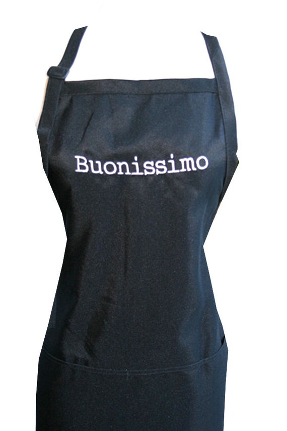 Buonissimo  (Embroidered Adult Apron) In various colors