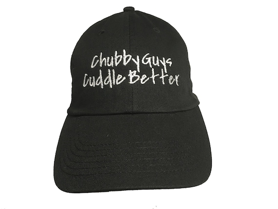 Chubby Guys Cuddle Better (Polo Style Ball Black with White Stitching)