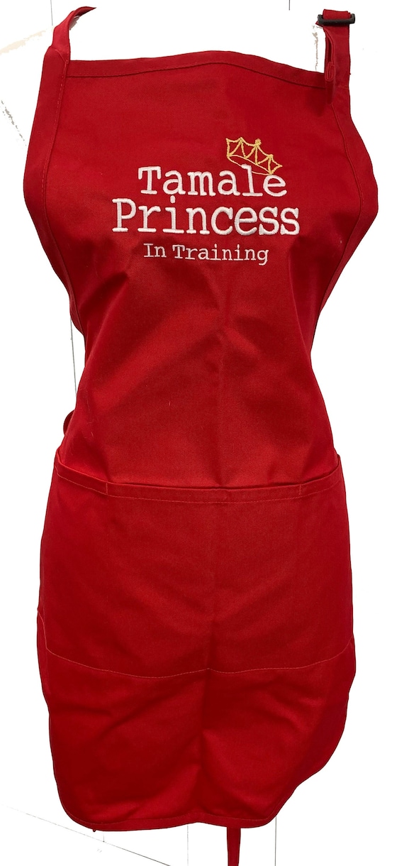 Tamale Princess in training with Crown (Adult Apron)