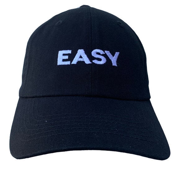 EASY - Polo Style Ball Cap (Various colors with White Stitching)