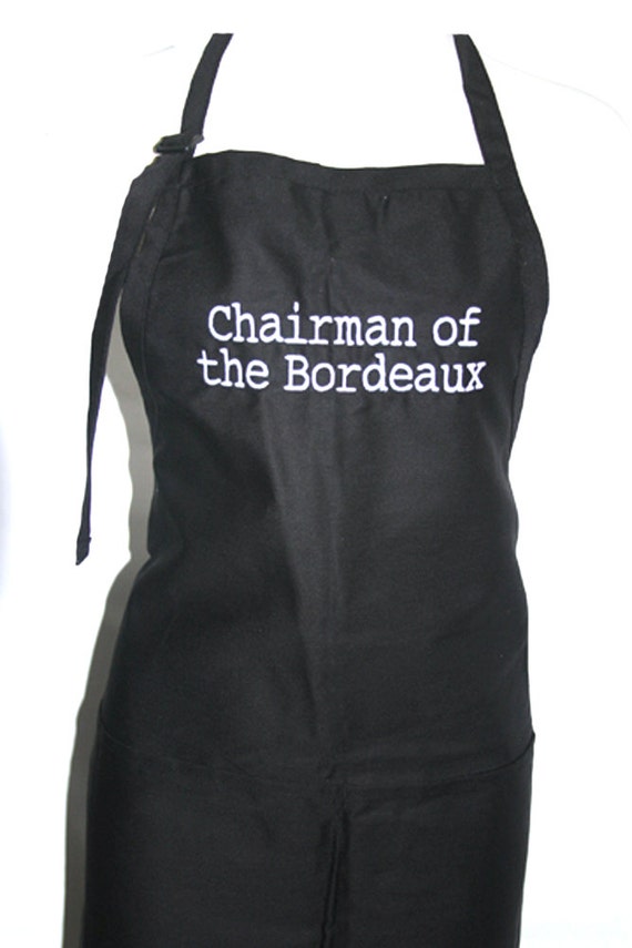 Chairman of the Bordeaux (Adult Apron in Various Colors)