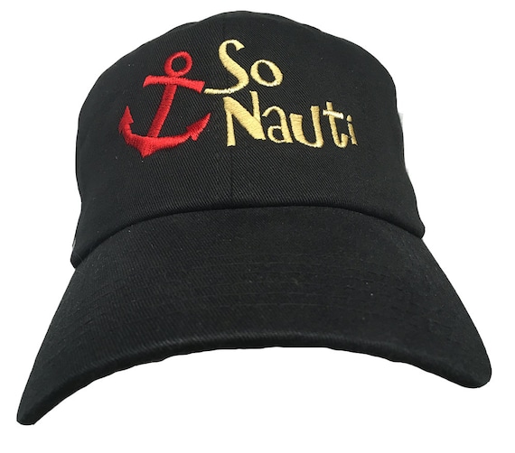 So Nauti (Polo Style Ball Black with White Stitching)