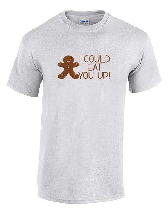 I Could Eat You Up - Gingerbread Man (Mens T-Shirt)