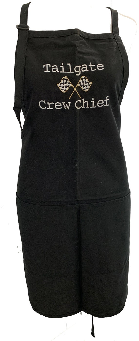 Tailgate Crew Chief (Adult Apron) Available in colors too.