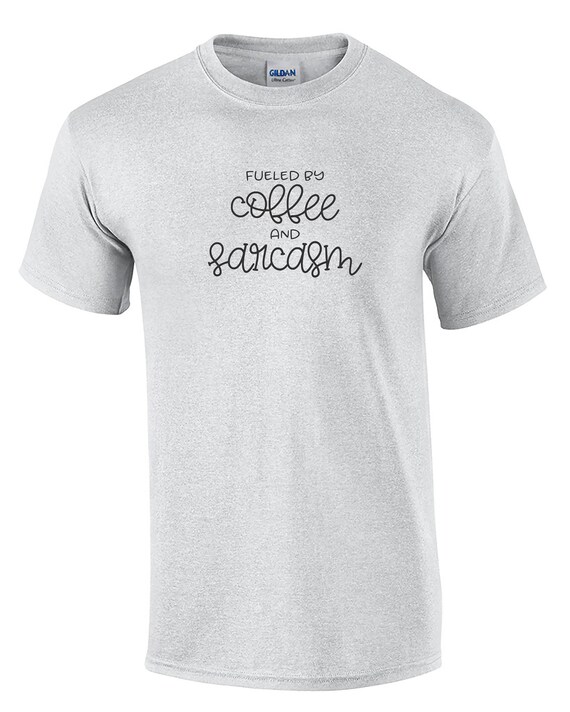 Fuelled by Coffee & Sarcasm (Mens T-Shirt)