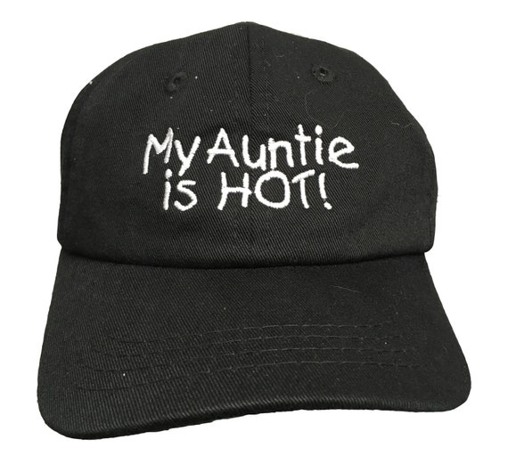 My Auntie is Hot! (Polo Style INFANT Ball Cap in various colors)