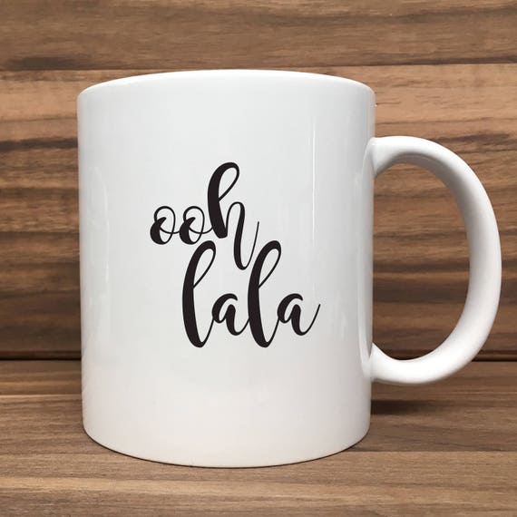 Coffee Mug - ohh lala - Double Sided Printing 11 oz Mug