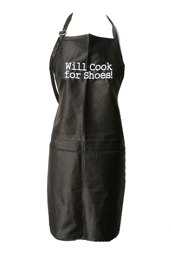 Will Cook for Shoes (Adult Apron)