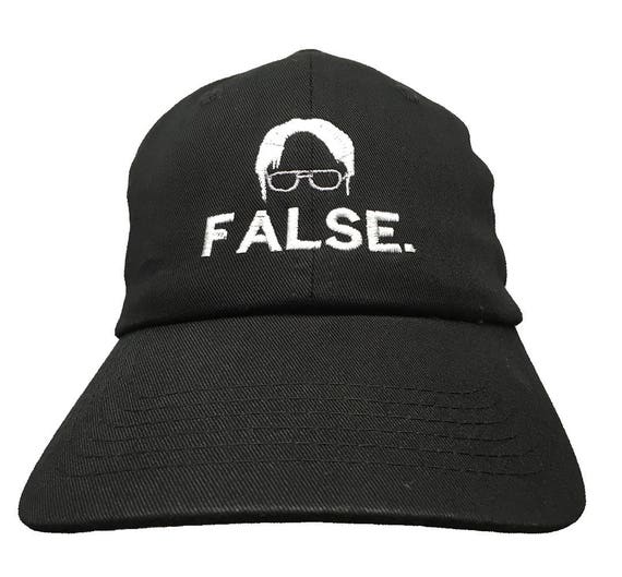 False. (Polo Style Ball Cap Various Colors with White Stitching)