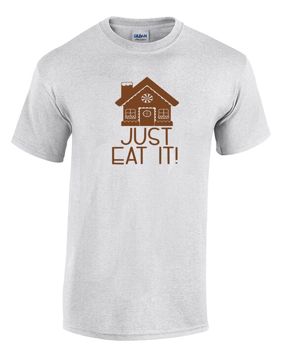 Just Eat It - Gingerbread Man (Mens T-Shirt)