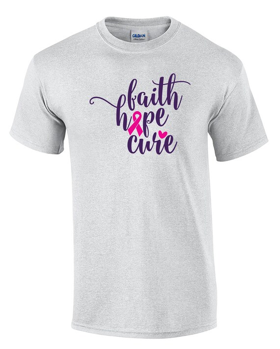 Faith Hope Cure (Mens T-Shirt)