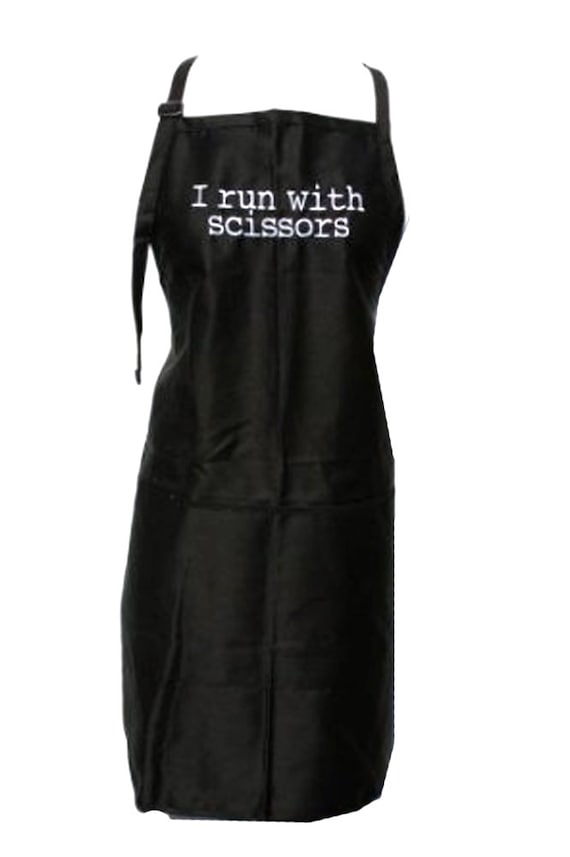 I run with scissors. (Adult Apron)