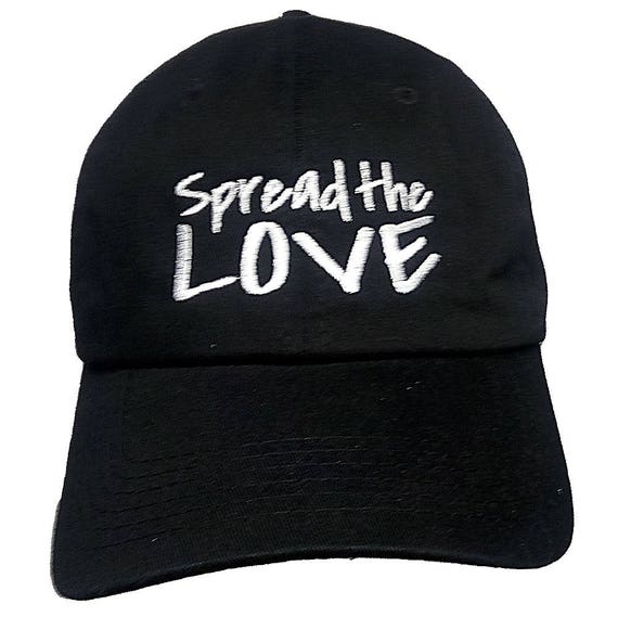 Spread the LOVE (Polo Style Ball Black with White Stitching)