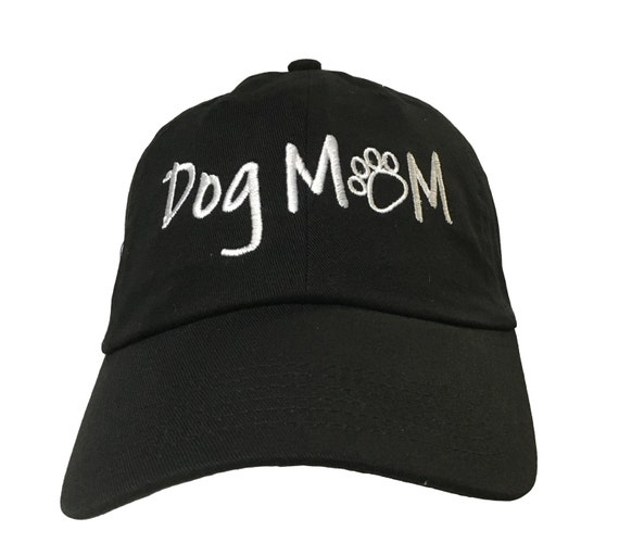 Dog Mom with Paws (Polo Style Ball Cap in various colors)