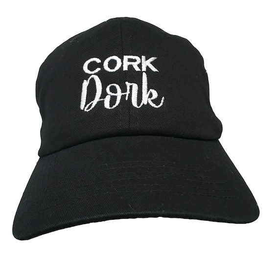 Cork Dork (Polo Style Ball Cap - Various Colors with White Stitching)