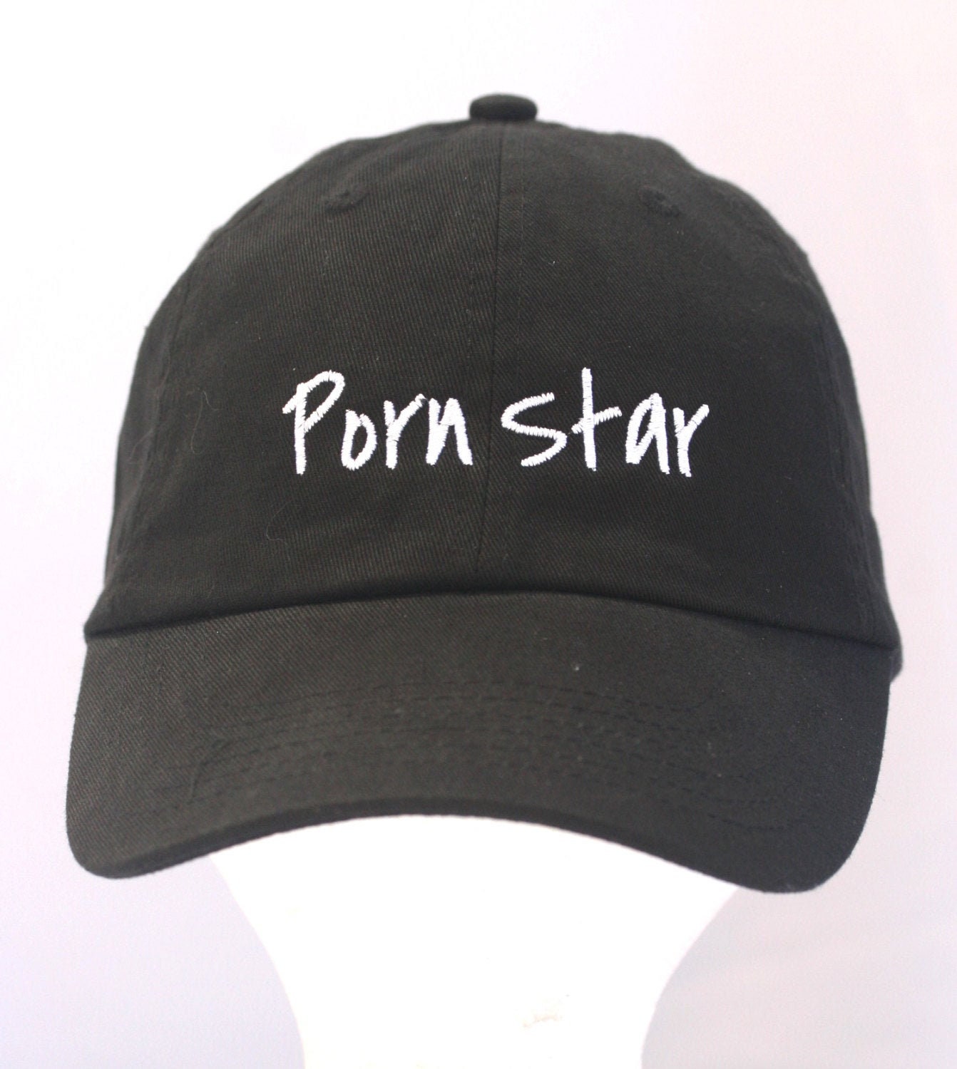 Porn Star (Polo Style Ball Black with White Stitching)