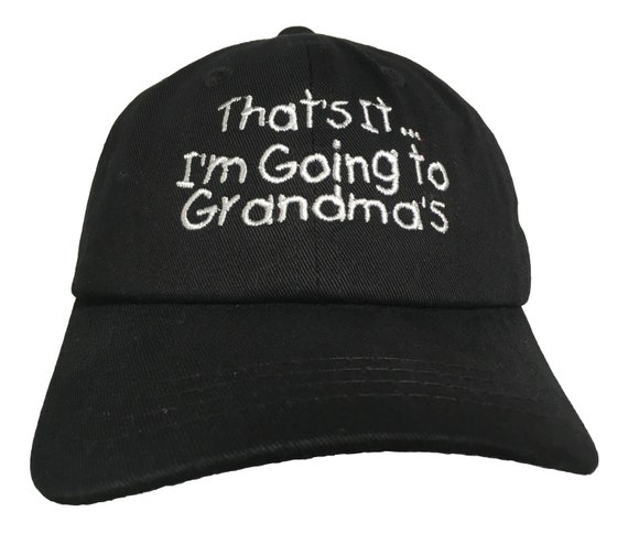 That's it I'm going to Grandma or pa's (Polo Style INFANT Ball Cap in various colors)