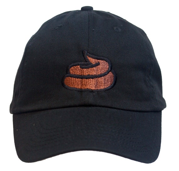 Emoji Poo Head - Polo Style Ball Cap (available in different colors)