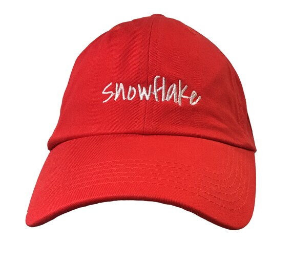 Snowflake (Polo Style Ball Cap - Various Colors with White Stitching)