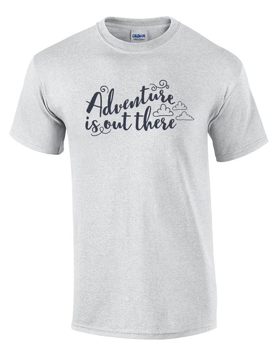 Adventure is out there - Mens T-Shirt (Ash Gray or White)