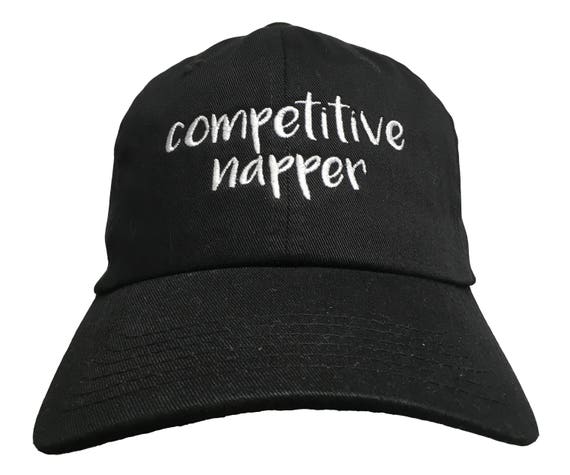 Competitive napper - Polo Style Ball Cap - Various colors with White Stitching