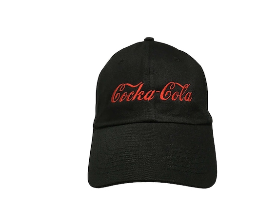 Cocka Cola (Polo Style Ball Black with Red Stitching)