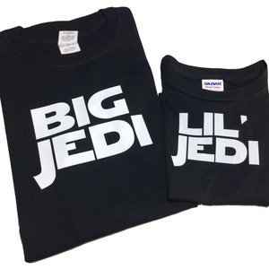 Jedi Combo Shirts for Big for Dad and Lil&#39; for the Kid