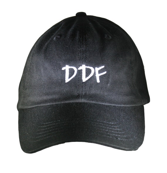 DDF (Polo Style Ball Black with White Stitching)