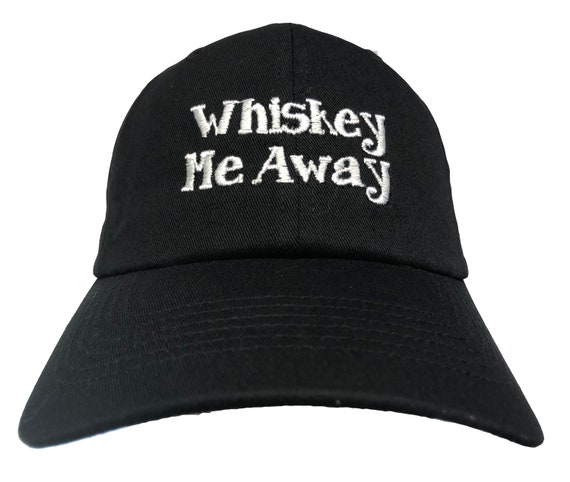 Whiskey Me Away (Polo Style Dad Ball Cap Various Colors with White Stitching)