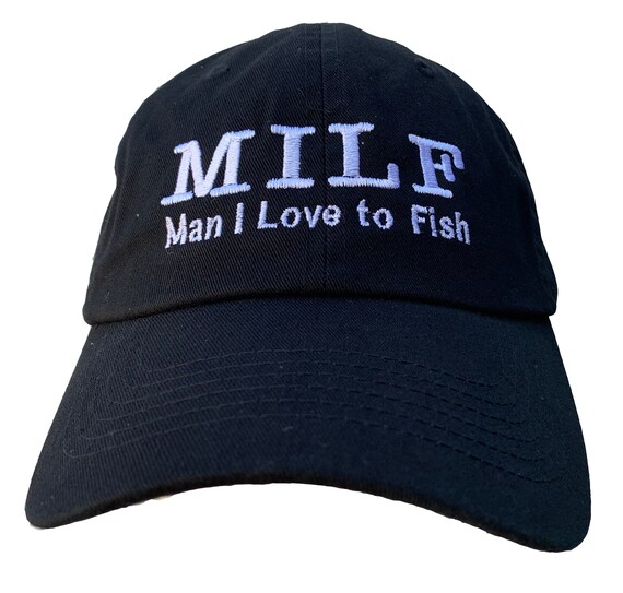 MILF - Man I Love to Fish - Polo Style Ball Cap (Available in Various Colors)
