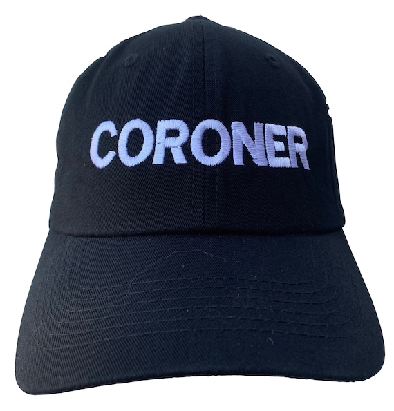 CORONER - Polo Style Ball Cap (Various colors with White Stitching)