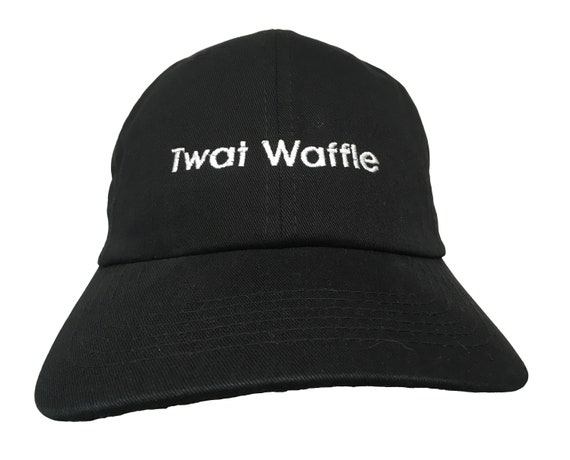 Twat Waffle (Polo Style Ball Black with White Stitching)