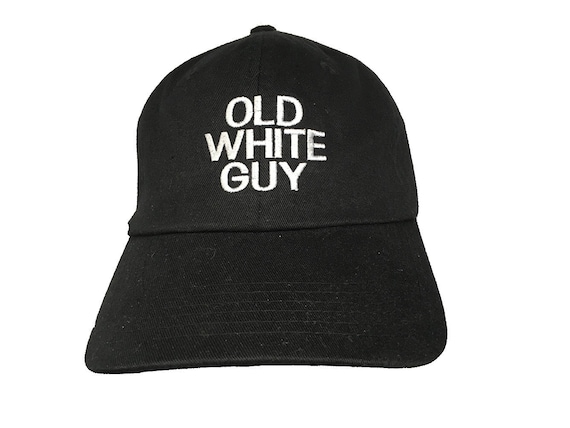 OLD WHITE GUY (Polo Style Ball Cap available in Colors)