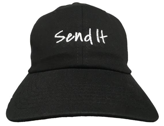 Send It (Polo Style Ball Cap in Various Colors with White Stitching)