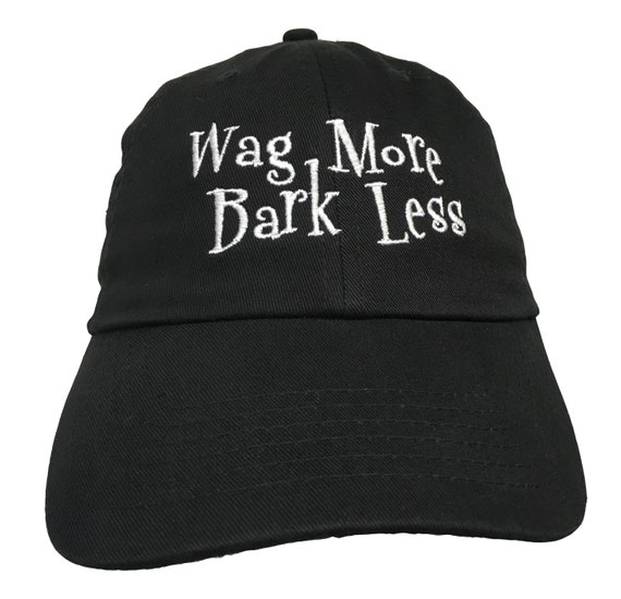 Wag More Bark Less (Polo Style Ball Cap in various colors)