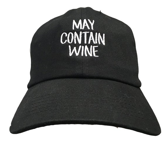 May Contain Wine (Polo Style Ball Various Colors with White Stitching)