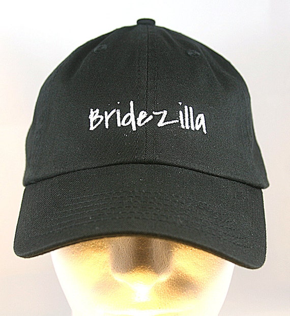 Bridezilla - Ball Cap (Black with White Stitching)