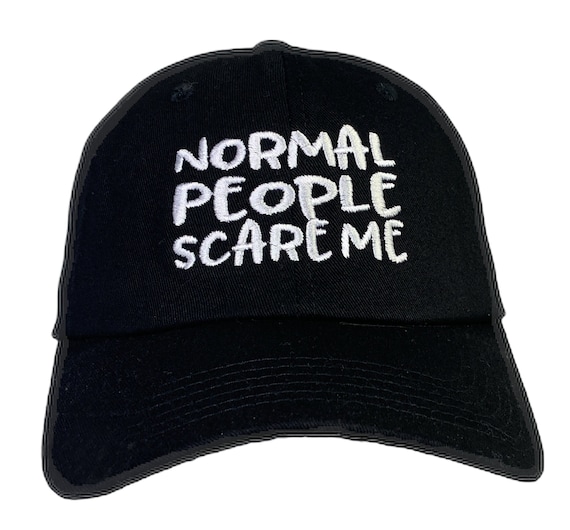 Normal People Scare Me - Polo Style Ball Cap (available in different colors)