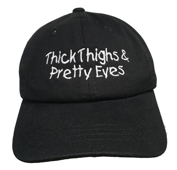 Thick Thighs & Pretty Eyes (Polo Style INFANT Ball Cap in various colors)