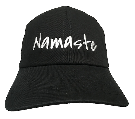 Namaste (Polo Style Ball Black with White Stitching)