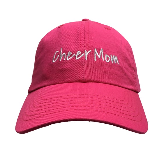 Cheer Mom (Polo Style Ball Cap - Various Colors with White Stitching