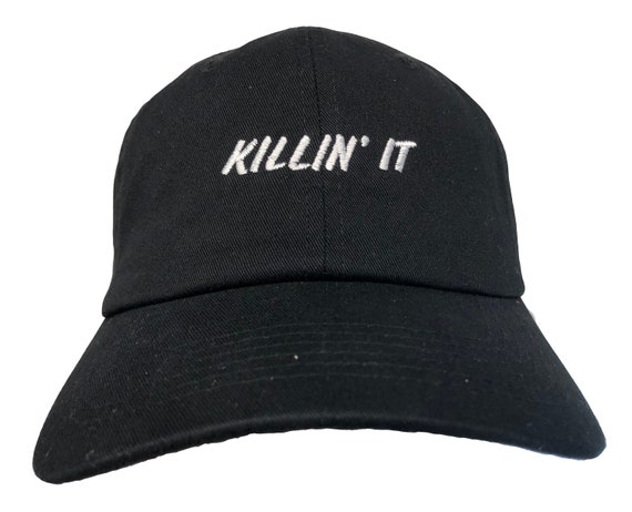 Killin' It (Polo Style Ball Black with White Stitching)