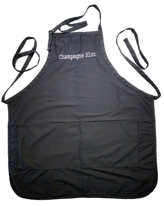 Champagne Slut (Adult Apron in Various Colors)