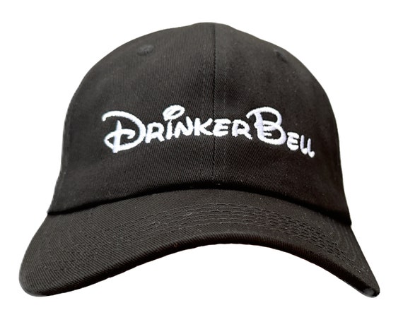 DrinkerBell - Polo Style Ball Cap - Various Colors with White Stitching