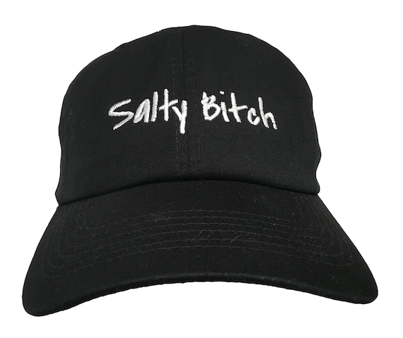 Salty Bitch (Polo Style Ball Black with White Stitching)