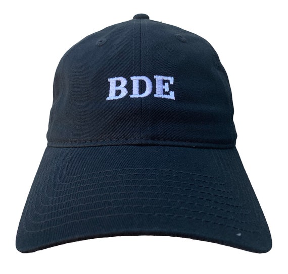 BDE (Big Dick Energy) - Polo Style Ball Cap (Various Colors with White Stitching)